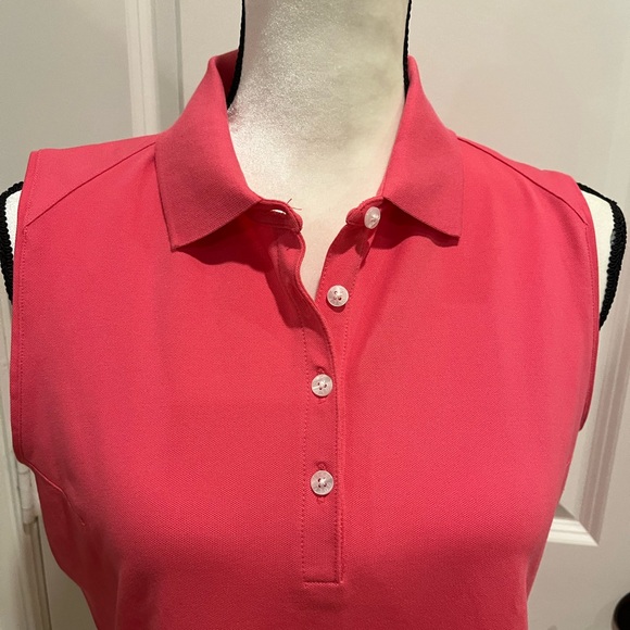NWOT – PINK “NIKE GOLF” FIT DRY LADIES GOLF SHIRT - MED - Picture 6 of 9